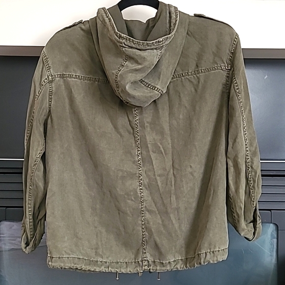 Aritzia Talula Carbon Zip Hooded Jacket Size S - Picture 6 of 15